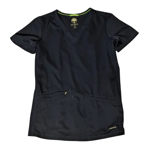 Healing Hands Navy Scrub Set - Picture 2 of 14